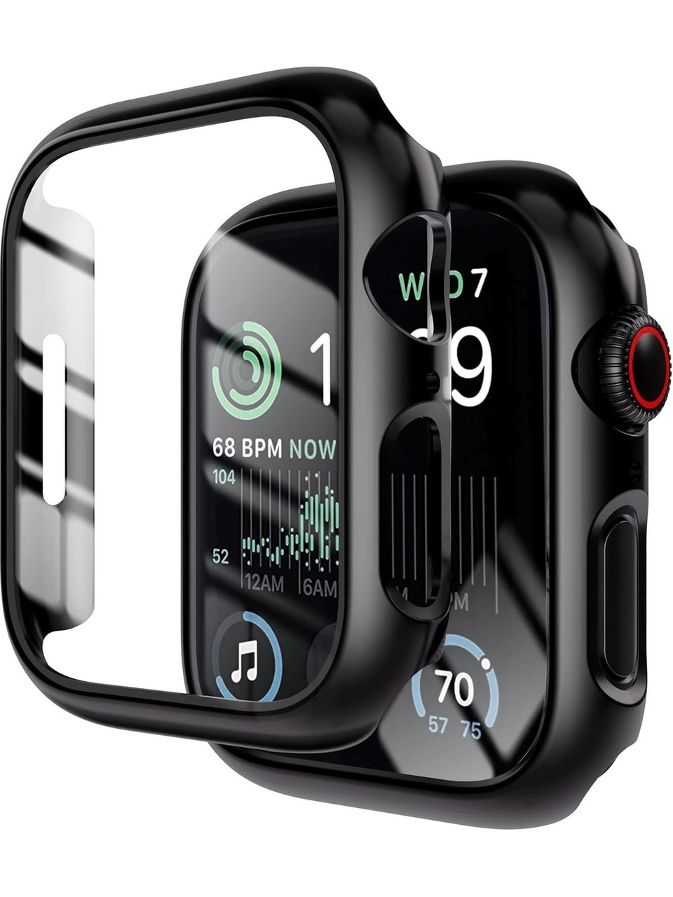 CMR APPLE WATCH KILIF 45 MM SİYAH