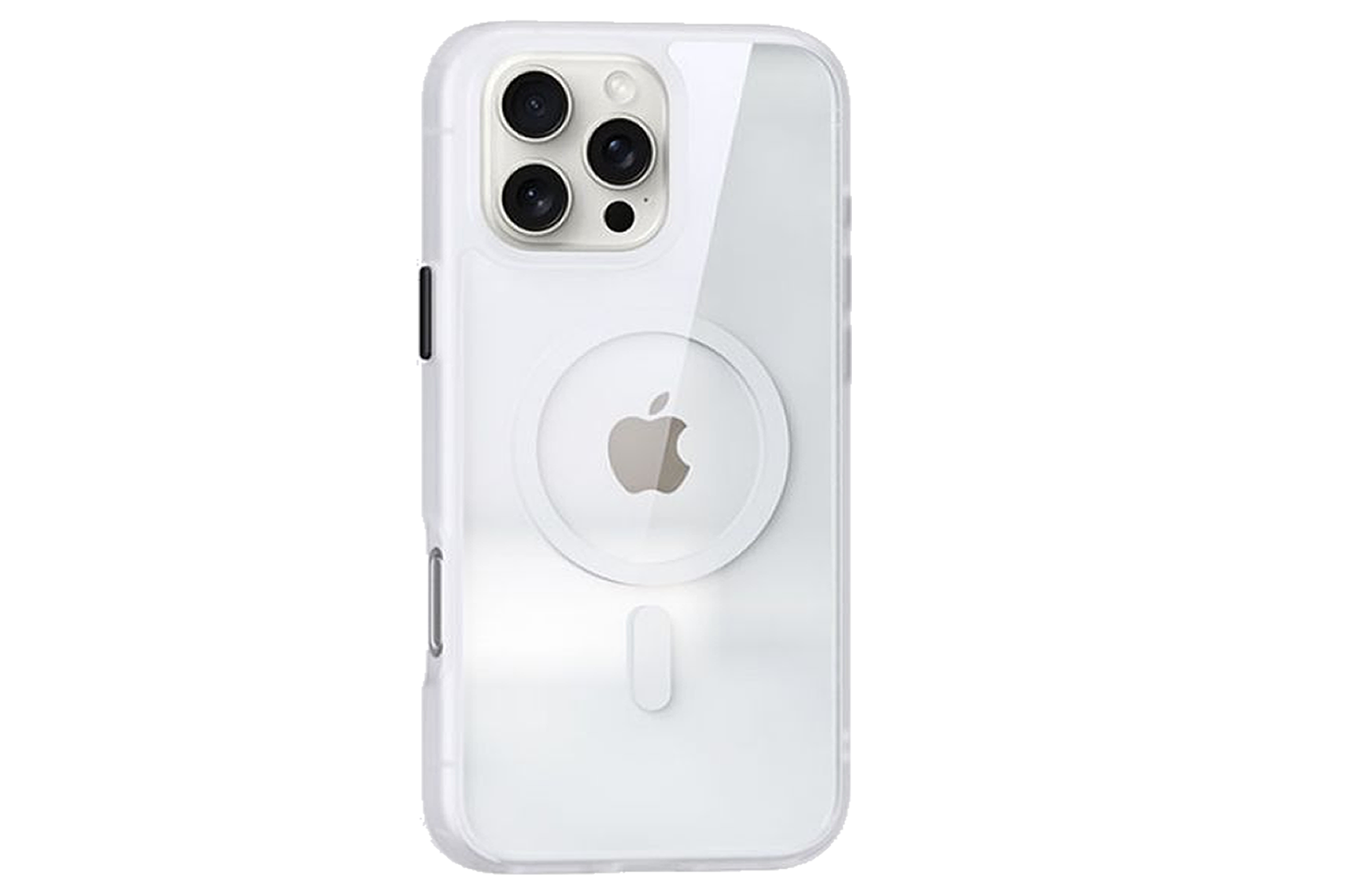 OTTOTECH Premium Matte With Metal Lens Ring Magsafe 16 Pro Max SILVER