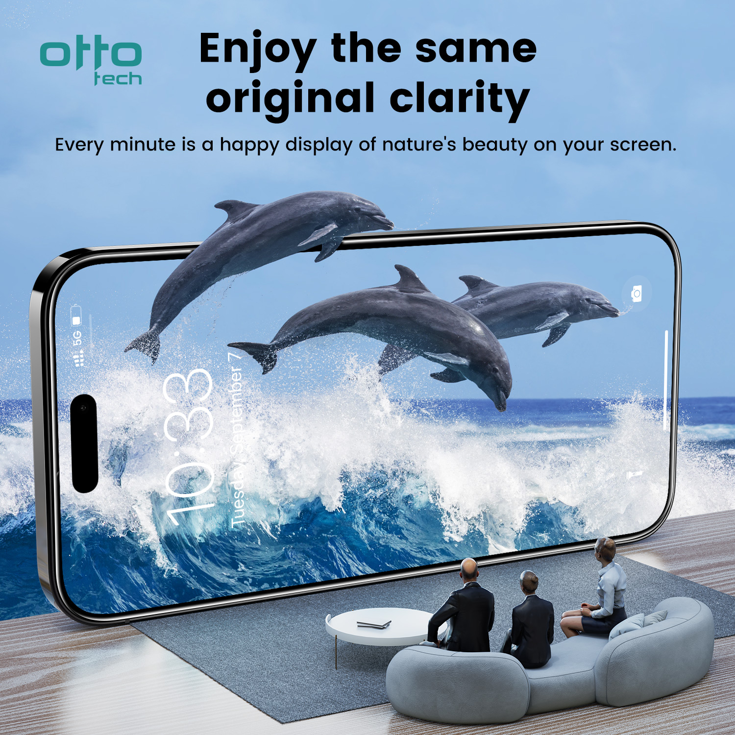 OTTOTECH DEFENDER GLASS 0,5MM IPHONE 15 PRO MAX