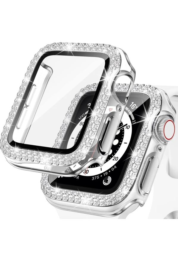 APPLE WHATC TAŞLI KILIF 41MM TRANSPARENT 